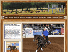 Tablet Screenshot of hilldalefarm.com